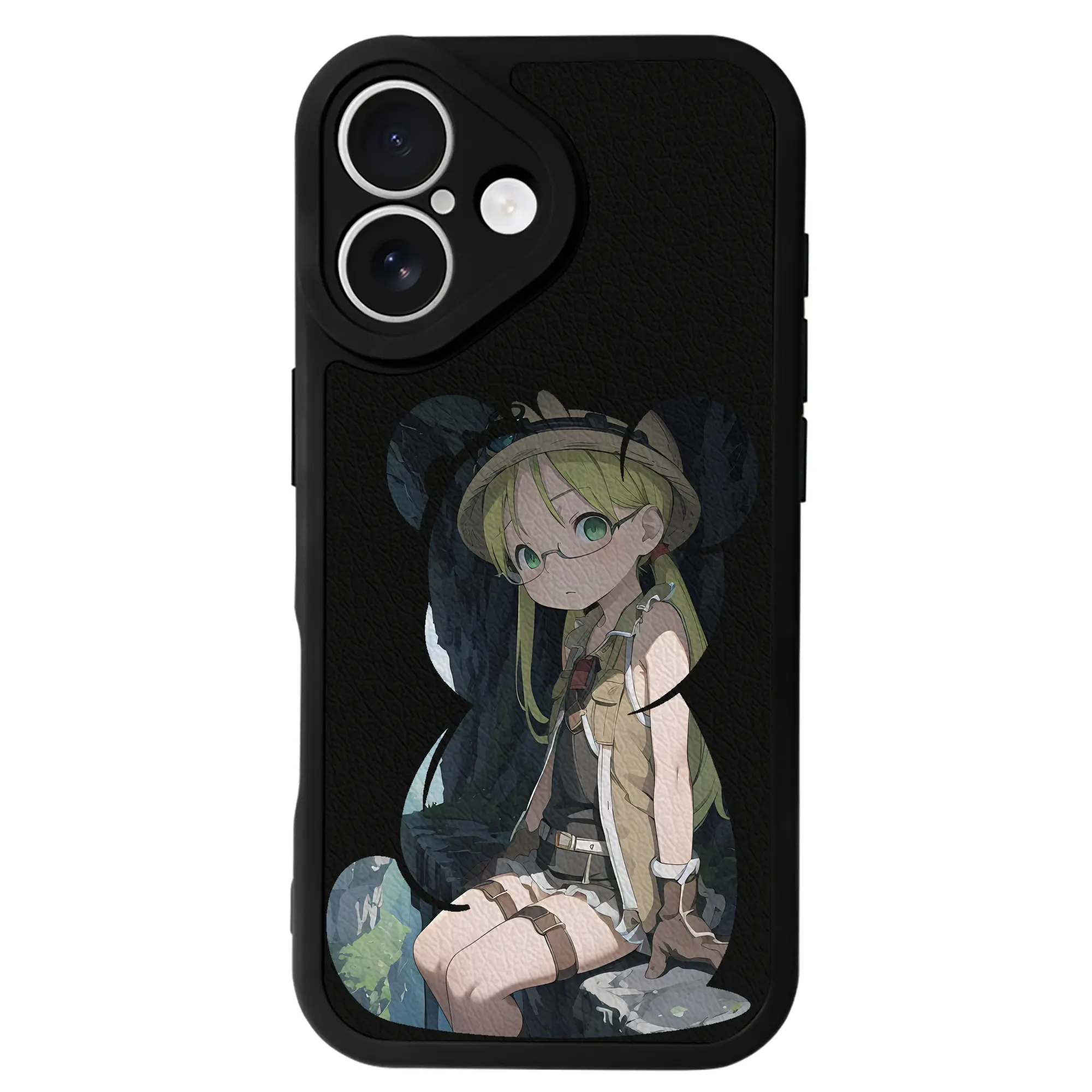 メイドインアビス グッズ,リコ - IPhone 16シリーズ対応 ・ シリコンスマホケース ・ レザー調 ・ 高精度フィット ・ 耐衝撃 ・ ワイヤレス充電対応 ・ 精密カット